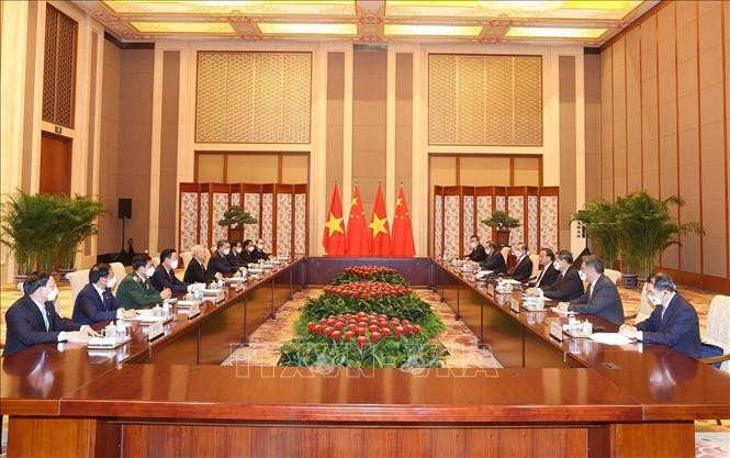 Tổng Bí thư Nguyễn Phú Trọng hội kiến Thủ tướng Trung Quốc Lý Khắc Cường. Ảnh: Trí Dũng/TTXVN Tổng Bí thư Nguyễn Phú Trọng hội kiến Thủ tướng Trung Quốc Lý Khắc Cường. Ảnh: Trí Dũng/TTXVN