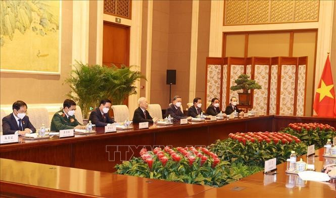 Tổng Bí thư Nguyễn Phú Trọng hội kiến Thủ tướng Trung Quốc Lý Khắc Cường. Ảnh: Trí Dũng/TTXVN Tổng Bí thư Nguyễn Phú Trọng hội kiến Thủ tướng Trung Quốc Lý Khắc Cường. Ảnh: Trí Dũng/TTXVN