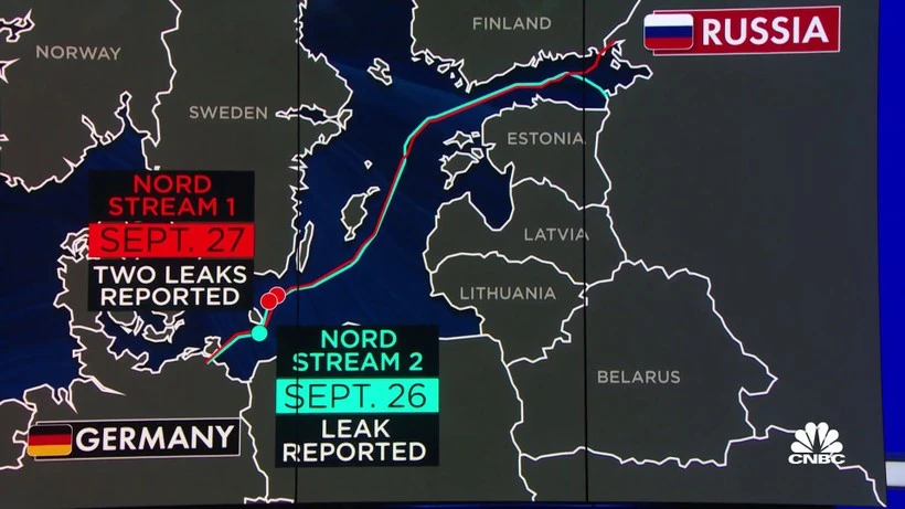 Đức chỉ ra dấu vết bàn tay đặt bom kích nổ Nord Stream 2