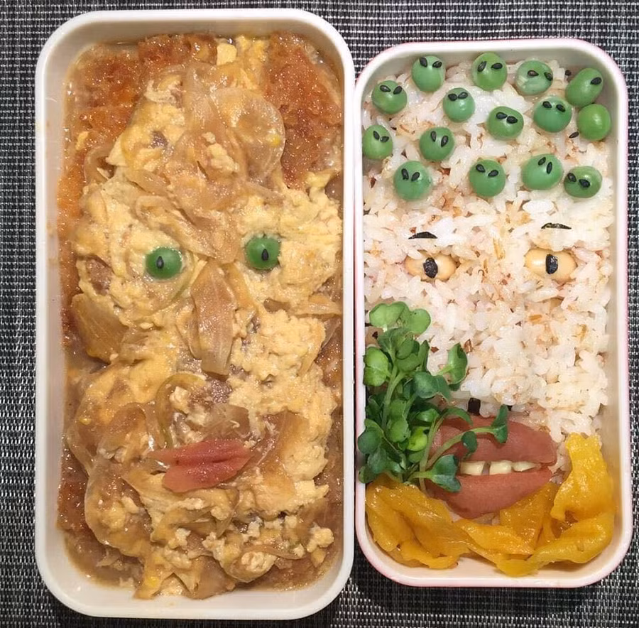 Khóc thét với những hộp cơm người yêu chuẩn bị cho mang đi làm, nhìn đã sợ liệu có dám ăn?-1