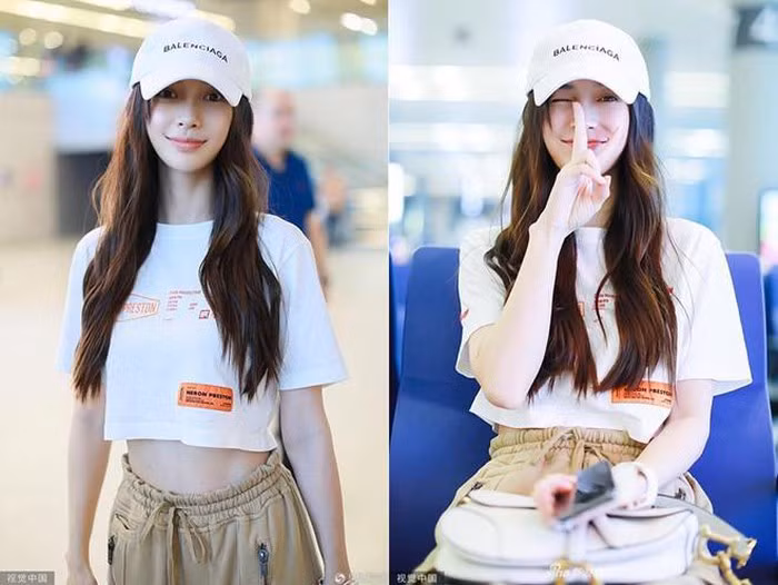Angelababy xuất hiện đẳng cấp, ngập tràn hàng hiệu tại sân bay ảnh 6