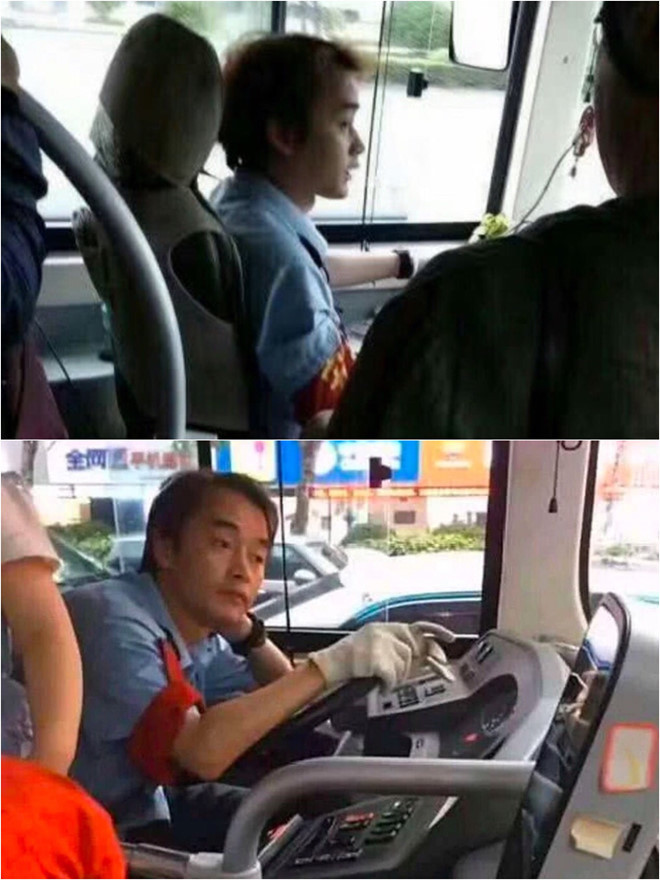 Cư dân mạng lại bấn loạn trước ảnh tài xế xe buýt giống hệt Trương Quốc Vinh - ảnh 1