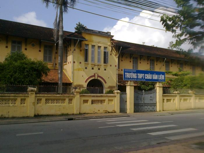 Một góc trường THPT Châu Văn Liêm