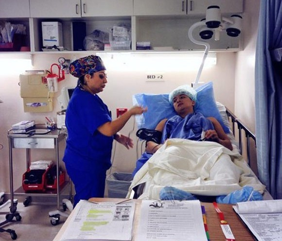 Đầu năm 2014, Cao Thái Sơn thường xuyên bị đau đầu do làm việc nhiều, đau bụng nên đã đi khám và phát hiện có 2 khối u ở đầu, bụng. May mắn cho Cao Thái Sơn, đó là u lành tính. Ngay khi phát hiện khối u, anh đã quyết định tạm gác mọi công việc để chăm lo cho sức khỏe của bản thân. Sao Việt ngất xỉu, nhập viện vì kiệt quệ sức khoẻ