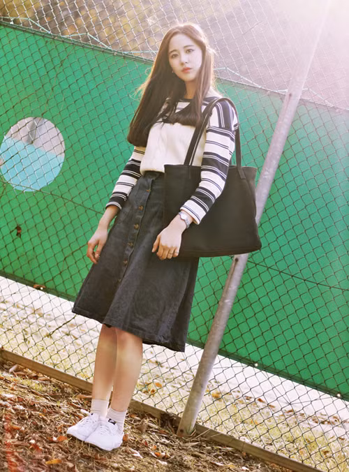 3 kiểu chân váy xinh yêu nữ sinh Hàn chuộng nhất khi đi học - 6