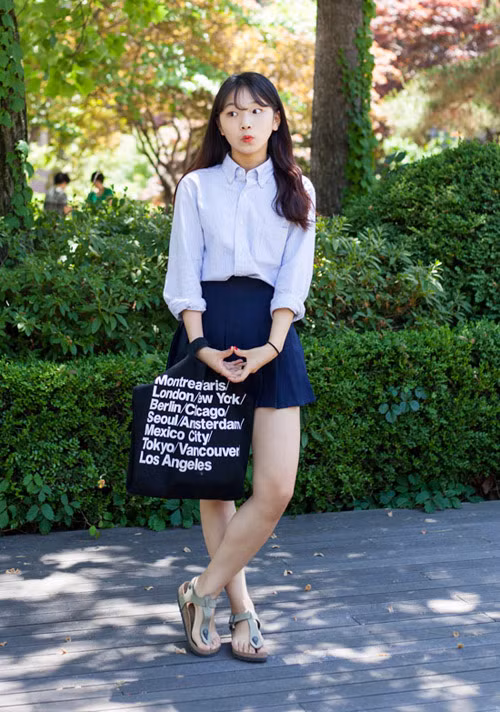 3 kiểu chân váy xinh yêu nữ sinh Hàn chuộng nhất khi đi học - 8