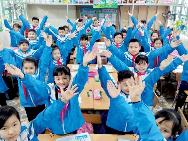 Nét hồn nhiên của các HS ở ngôi trường mang tên Hà Nội giữa lòng chảo Điện Biên Nét hồn nhiên của các HS ở ngôi trường mang tên Hà Nội giữa lòng chảo Điện Biên