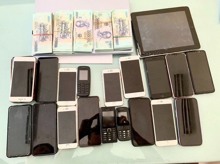 Tang vật vụ án bị công an thu giữ. Ảnh: CANA. Tang vật vụ án bị công an thu giữ. Ảnh: CANA.