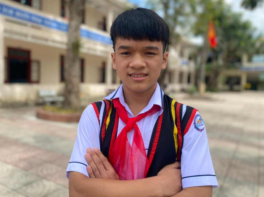 Hồ Thanh Kỹ giải nhất môn Lịch sử tại Kỳ thi chọn học sinh giỏi tỉnh Quảng Ngãi năm học 2022 - 2023. Ảnh: Trần Tươi. Hồ Thanh Kỹ giải nhất môn Lịch sử tại Kỳ thi chọn học sinh giỏi tỉnh Quảng Ngãi năm học 2022 - 2023. Ảnh: Trần Tươi.