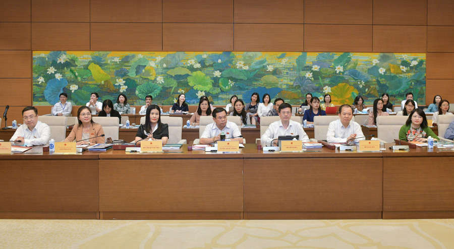 Các đại biểu tại phiên họp.