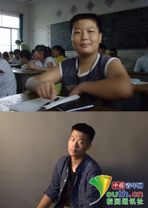 10 năm nét mặt không thay đổi với nam sinh này, có chăng chỉ khác phong cách ăn mặc bởi cậu bạn học Học viện Thời trang.