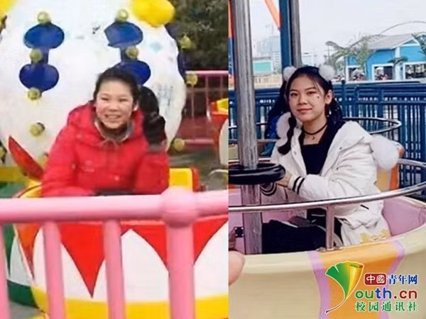 Khoe ảnh thử thách 10 năm, không phải ai cũng lột xác thành công ảnh 8 Có vẻ như sau quá trình dậy thì, thói quen chơi trò đu quay của cô bạn sinh viên trường Y này vẫn không thay đổi.