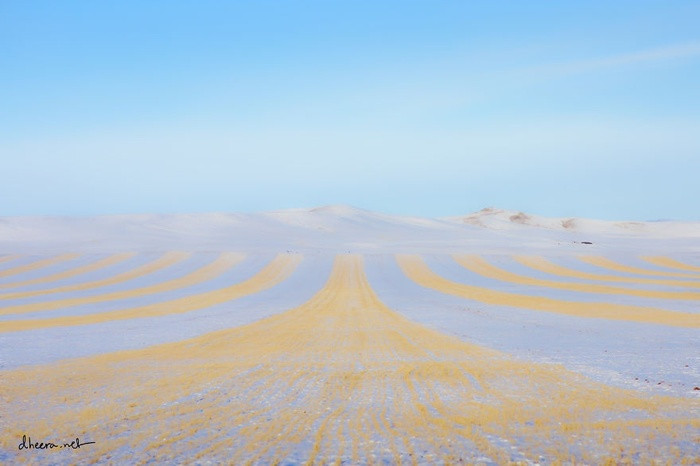 Ngắm nhìn mùa đông điêu khắc cảnh tượng đẹp khó tin ở Mông Cổ