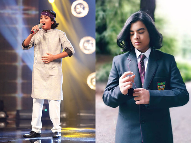 Jayden Trịnh Jesudhass có mẹ người Việt và bố người Singapore. Sau Vietnam Idol Kids, cậu bé vẫn giữ vẻ ngoài lãng tử và đi diễn, đi học đều đặn. Trên trang cá nhân mới đây, "thần đồng âm nhạc" khoe ảnh được mời quay TVC tại một kênh truyền hình ở Hà Nội. Ho Van Cuong va dan sao nhi Vietnam Idol Kids 2016 gio ra sao? hinh anh 4