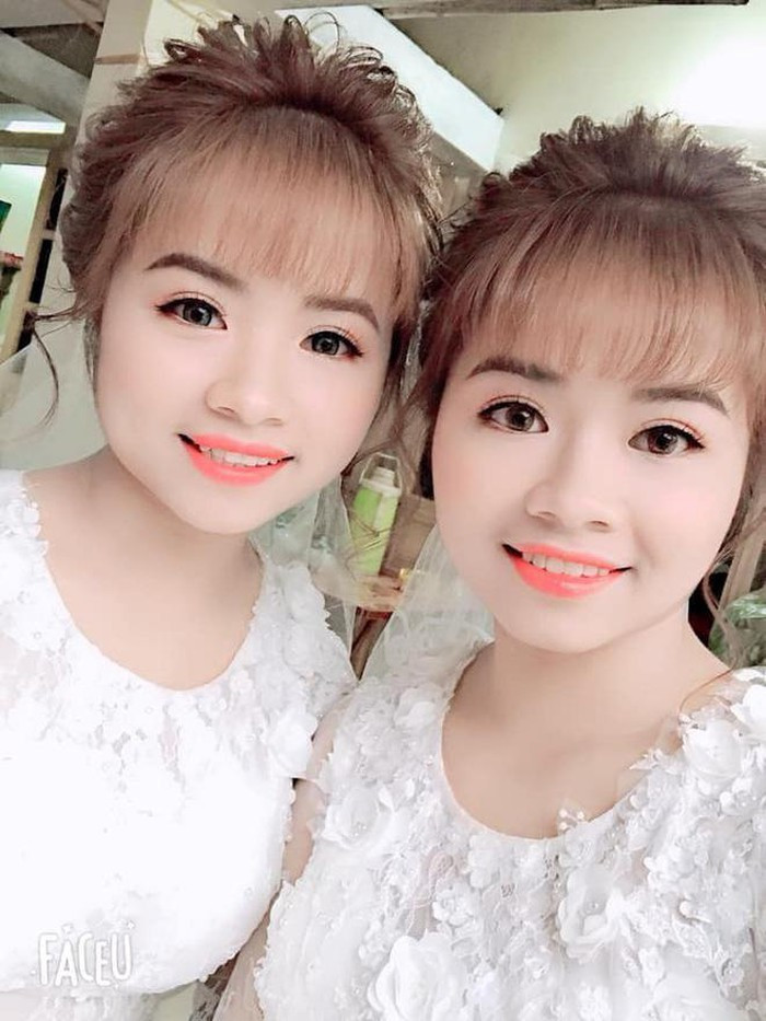 Lấy chồng cùng ngày, chị em sinh đôi giống nhau như tạc khiến dân mạng lo lắng ảnh 2