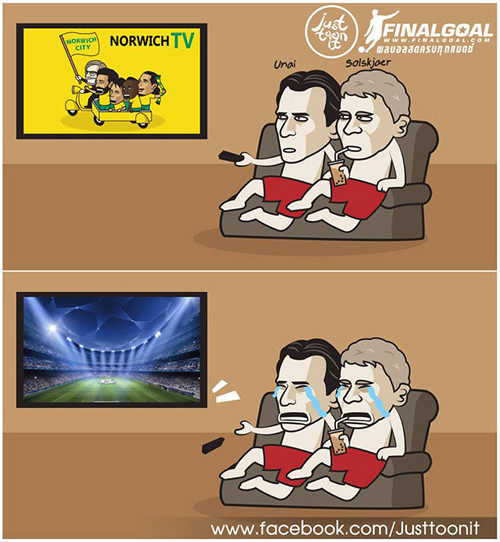 MU và Arsenal bật khóc vì ngồi nhà xem Cup C1 ảnh 1 MU và Arsenal khóc ròng khi phải ngồi nhà xem Cup C1 qua tivi.