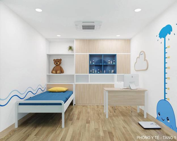 Phòng y tế hiện đại, thân thiện trong trường học Sunshine Maple Bear Riverside. Phòng y tế hiện đại, thân thiện trong trường học Sunshine Maple Bear Riverside.