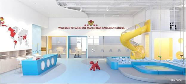 Khi Sunshine Maple Bear tại Sunshine Riverside chính thức đi vào hoạt động, Hà Nội sẽ có thêm một trường mầm non cao cấp theo tiêu chuẩn 5 sao tại khu vực quận Tây Hồ. 