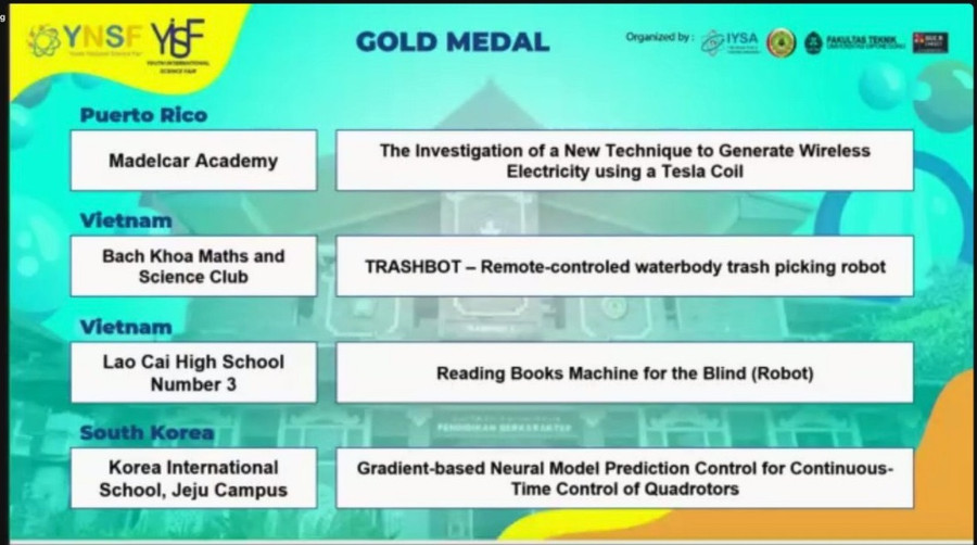Trường THPT số 3 Lào Cai có dự án đạt giải vàng. Trường THPT số 3 Lào Cai có dự án đạt giải vàng.