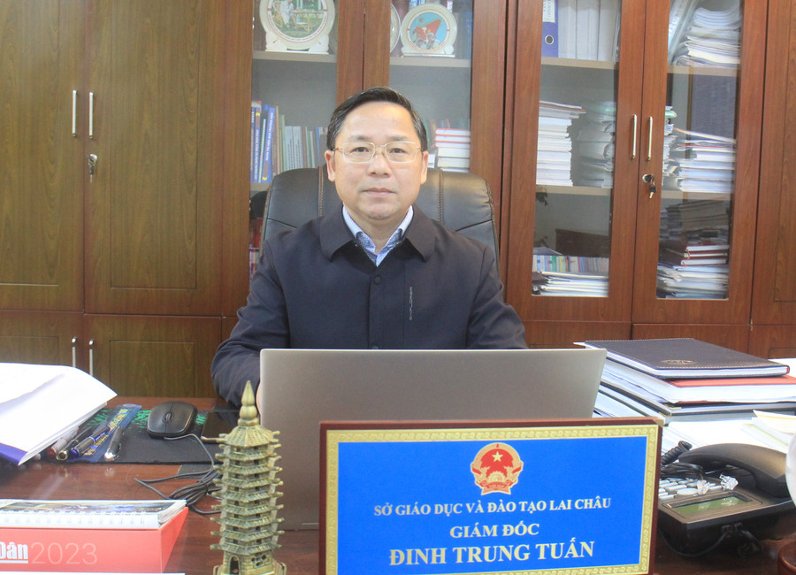 NGƯT Đinh Trung Tuấn, Giám đốc Sở GD&amp;ĐT tỉnh Lai Châu.