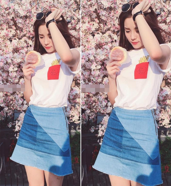 Học mỹ nhân Việt “công thức” mix đồ với áo phông trắng tuyệt xinh ảnh 5 Học mỹ nhân Việt “công thức” mix đồ với áo phông trắng tuyệt xinh ảnh 5