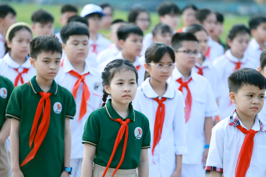 Đây sẽ là những kỷ niệm khó quên của mỗi em học sinh.