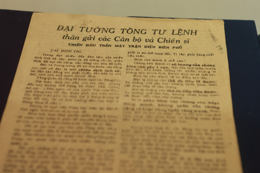 Thư của Đại tướng, Tổng tư lệnh Võ Nguyên Giáp gửi cán bộ, chiến sĩ mặt trận Điện Biên Phủ ngày 20/3/1954. Thư của Đại tướng, Tổng tư lệnh Võ Nguyên Giáp gửi cán bộ, chiến sĩ mặt trận Điện Biên Phủ ngày 20/3/1954.