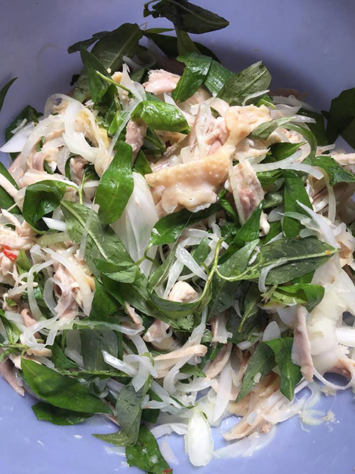 Nộm gà xé phay chống ngán - 3