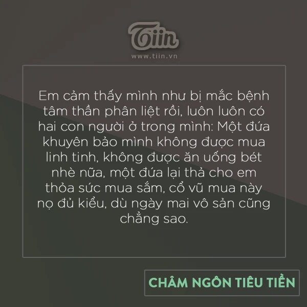 Châm ngôn hài hước về chuyện tiêu tiền của giới trẻ 