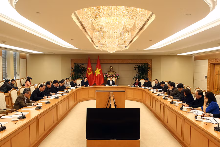 Phiên họp diễn ra dưới sự chủ trì của Phó Thủ tướng Vũ Đức Đam - Chủ tịch Ủy ban quốc gia về Người cao tuổi