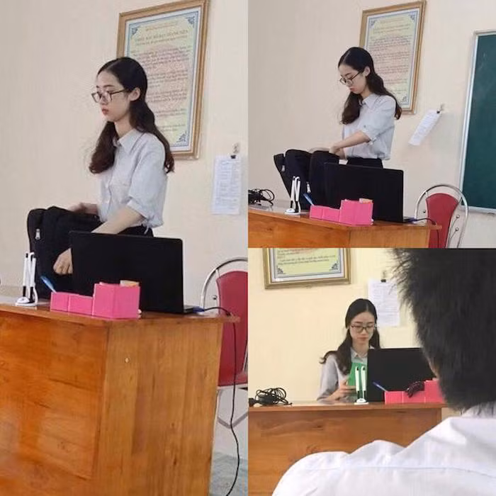 Nhung co giao 9x bong dung noi tieng tren mang sau buc anh chup len cua hoc sinh, phu huynh hinh anh 4