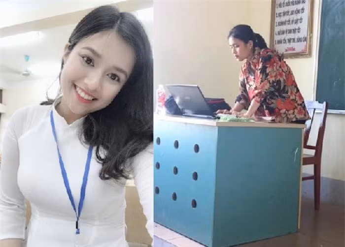 Nhung co giao 9x bong dung noi tieng tren mang sau buc anh chup len cua hoc sinh, phu huynh hinh anh 1