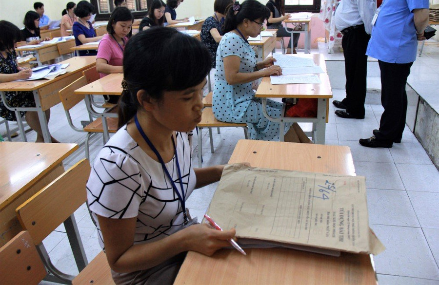 thi thpt quốc gia 2017, thi thpt quốc gia, tuyển sinh đại học 2017, chấm thi, phổ điểm