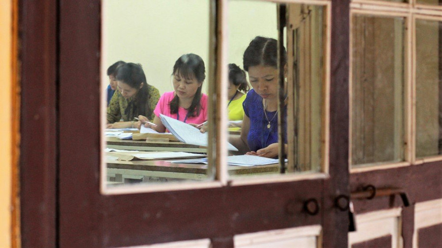 thi thpt quốc gia 2017, thi thpt quốc gia, tuyển sinh đại học 2017, chấm thi, phổ điểm