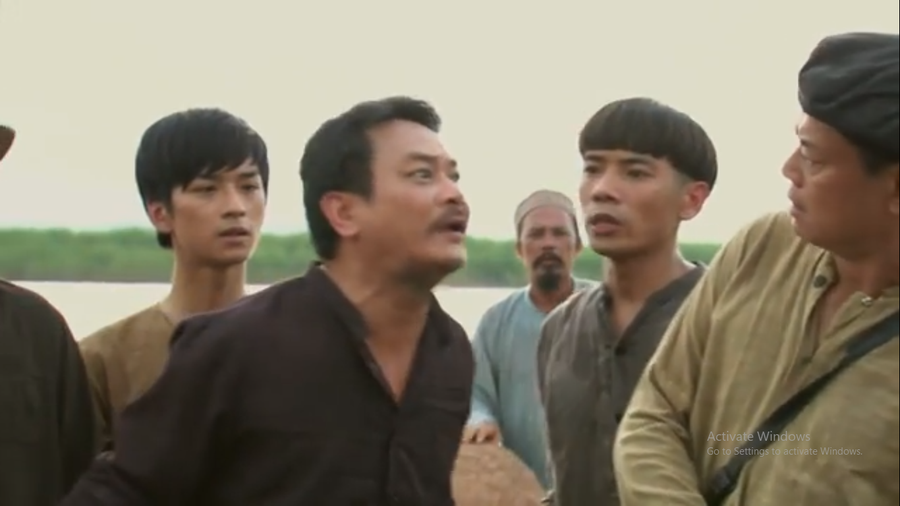 Bộ phim còn có sự tham gia của cố NSND Anh Tú. Ảnh chụp từ màn hình. Bộ phim còn có sự tham gia của cố NSND Anh Tú. Ảnh chụp từ màn hình.