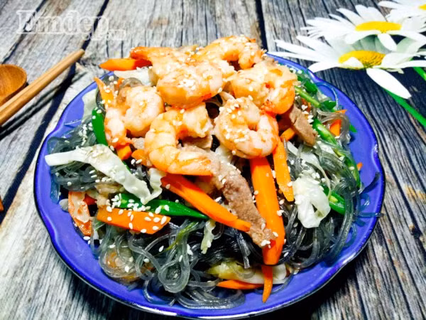 Miến xào tôm cực ngon, ăn nhiều vẫn không lo béo