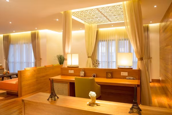 Biệt thự đậm chất thiền của Quang Dũng giữa Sài Gòn hoa lệ, phòng tắm mới choáng váng ảnh 4 Không gian sống được sắp xếp vô cùng gọn gàng, ngăn nắp.