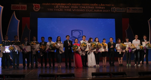 10 công trình được trao giải Tri thức trẻ vì giáo dục