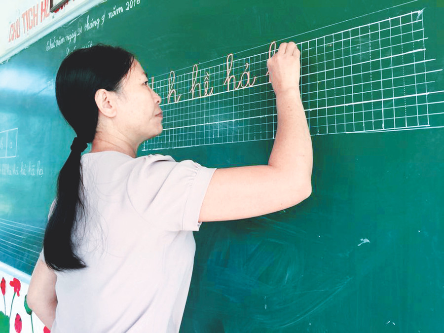 Người thầy đóng vai trò quan trọng trong công cuộc đổi mới giáo dục. Ảnh: Thanh Long Người thầy đóng vai trò quan trọng trong công cuộc đổi mới giáo dục. Ảnh: Thanh Long
