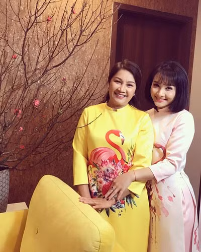Bảo Thanh và mẹ trong những ngày chuẩn bị đón Tết 2018.