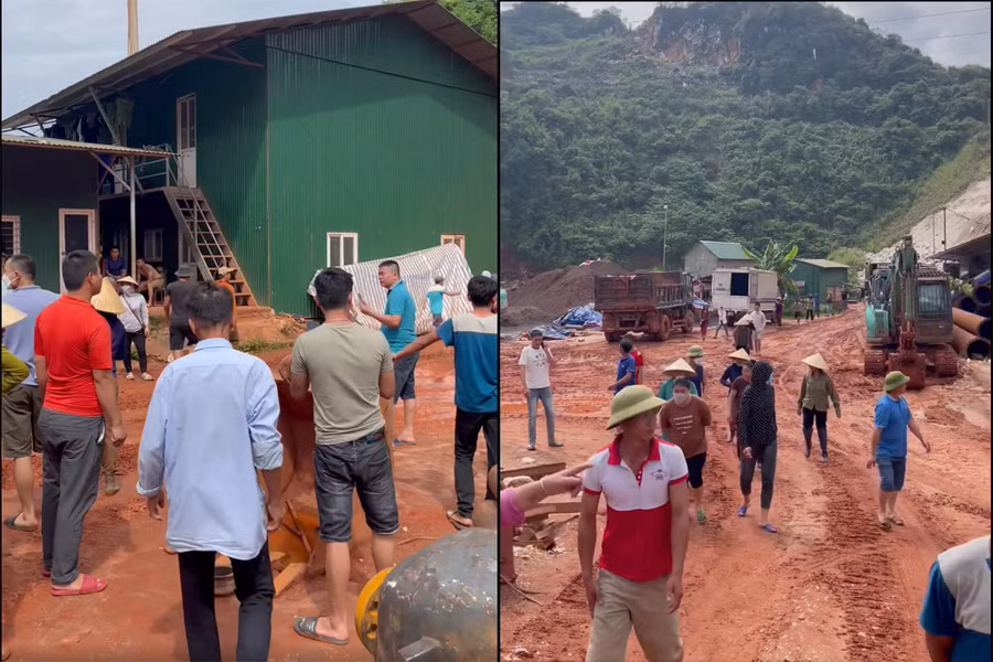 Sau khi được chính quyền tuyên truyền, vận động người dân đã trở về nhà.