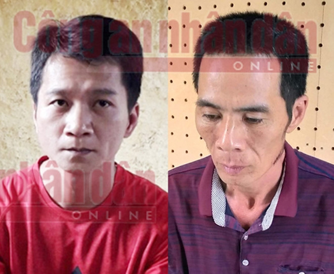 Đối tượng Vương Văn Hùng và Phạm Văn Nhiệm. Đối tượng Vương Văn Hùng và Phạm Văn Nhiệm.