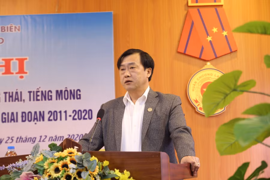 Ông Vừ A Bằng - Phó chủ tịch UBND tỉnh Điện Biên phát biểu chỉ đạo.