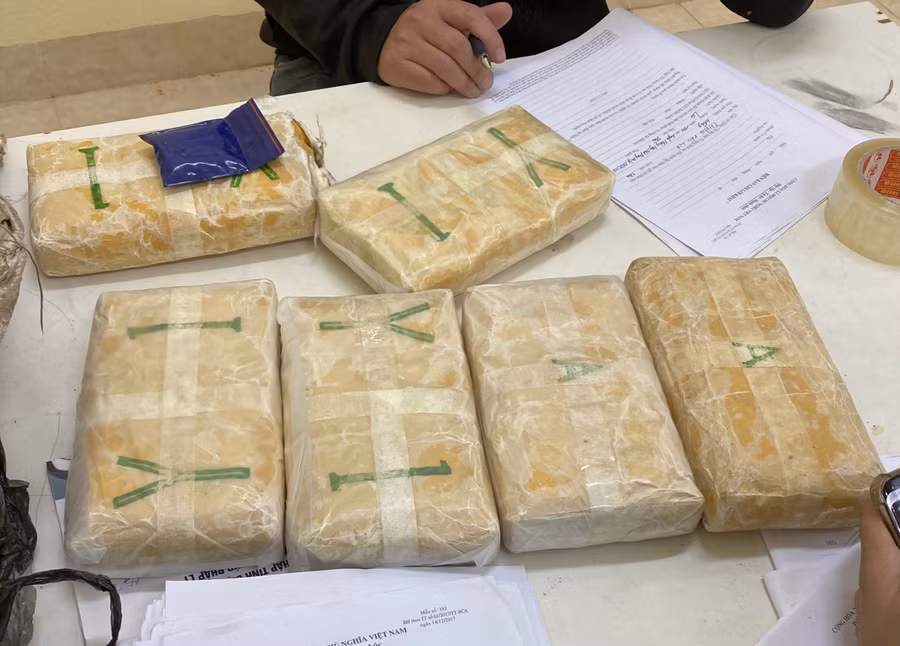 Tang vật thu giữ