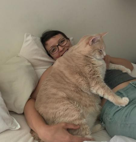 Mèo ngoại cỡ gây bão mạng vì giống hệt mèo hoạt hình Garfield ảnh 2 Bronson có vẻ ngoài ngoại cỡ do ăn quá nhiều trong thời gian dài