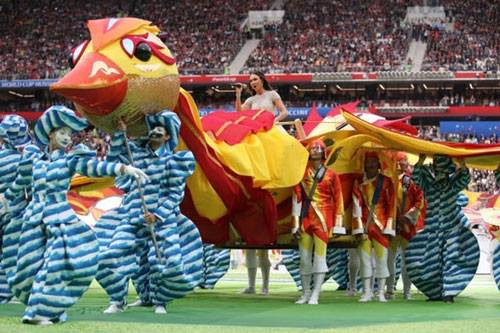 Chùm ảnh: Không khí hoành tráng trong lễ khai mạc World Cup 2018