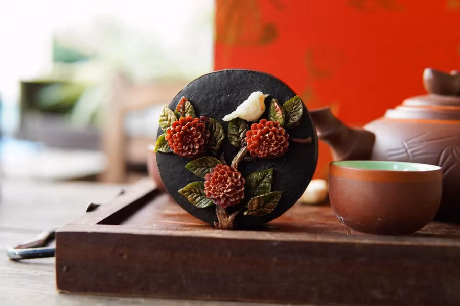 9x "bật mí" cách làm bánh Trung thu nghệ thuật gây “bão” mạng xã hội ảnh 4