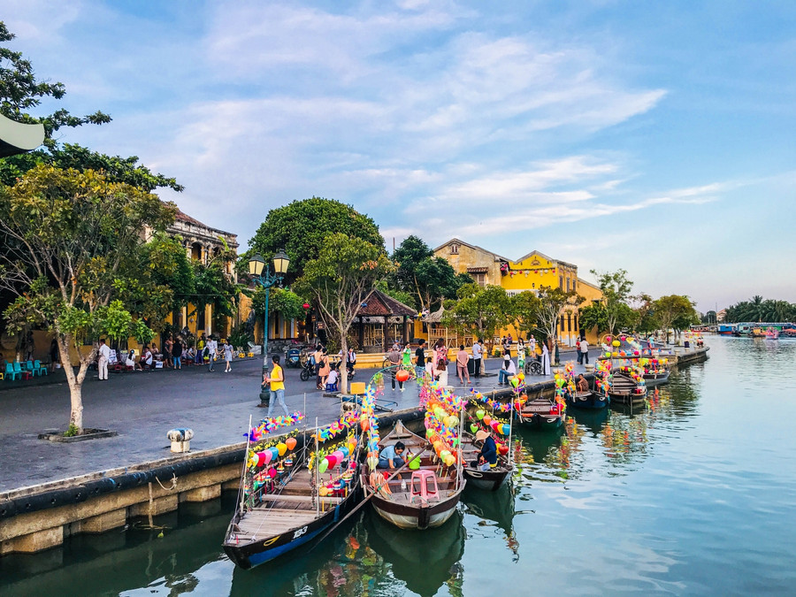 Bến thuyền hoạt động trở lại, sẵn sàng đưa đón du khách tham quan.