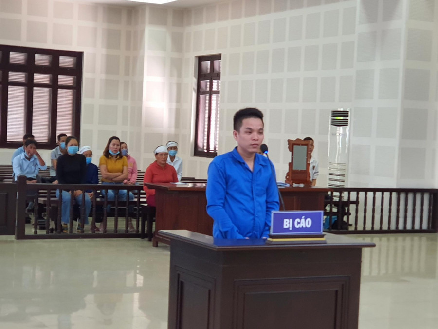 Bị cáo Tuấn tại phiên tòa xét xử ngày 26/9. 