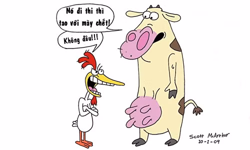 Nỗi lo của bò, gà mùa thi cử